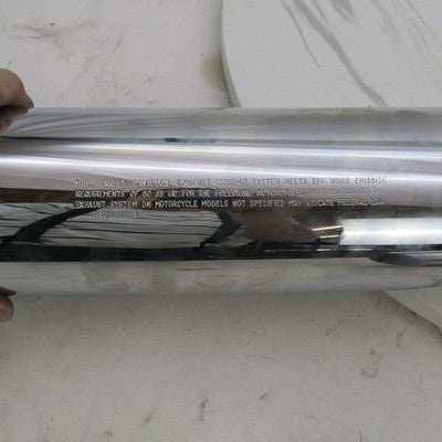 Pair of Harley OEM Chrome Mufflers FLHX FLHT FLT 07-08 Touring 65592-0