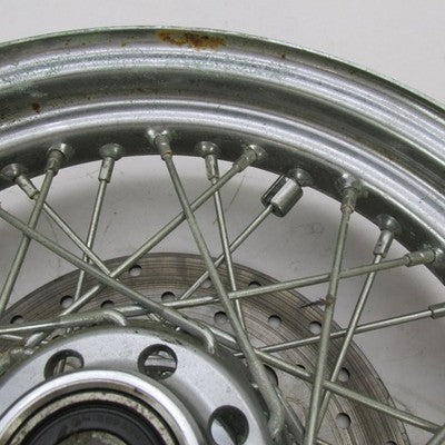 Harley OEM Softail 16x3x3/4" Front Spoke Wheel Single Disc w/ Rotor 43