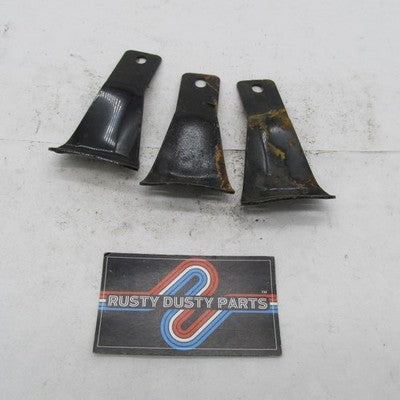 Lot of 3 AMF Harley Davidson OEM License Plate Brackets Robison HD FLH