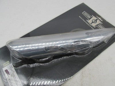 Harley Davidson Custom Chrome Universal Flame Exhaust Heat Shield 11-3