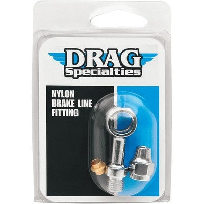 Drag Specialties Universal Chrome Straight Banjo Fitting 7/16in. 1742-