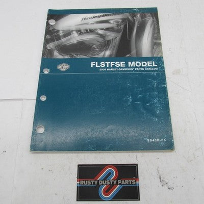 Harley-Davidson Official Factory 2005 FLSTFSE Model Parts Catalog 9943