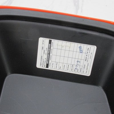 Harley Davidson OEM Left Side Saddlebag Lid Red Orange Touring 93-13 7