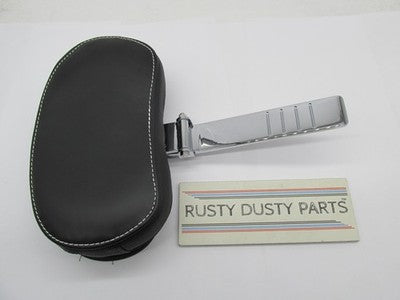 Indian Genuine Rogue Rider Backrest Pad Black White Stitching 2879542