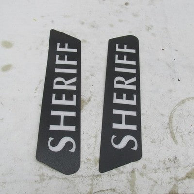Harley OEM NOS Sheriff Saddlebag Decals inserts 93-13 Touring 59223-93