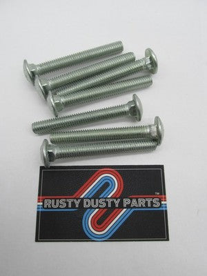 Lot of 7 Harley Davidson Genuine NOS Bolt Round Head Square Neck 5444