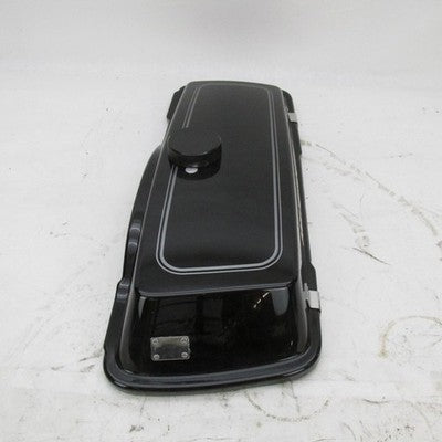 Harley OEM 93-13 Touring Police Left Saddlebag Lid Black Pinstripe 906