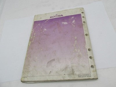 Honda Genuine Official 1985-1995 CH80 Elite Motorcycle Service Manual