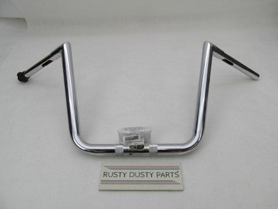 LA Choppers NOS Chrome 13" Hefty Twin Peaks Handlebars FLTR 0601-3840