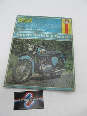 Haynes BSA 1947 on A7 and A10 Twins 497cc 646cc Workshop Service Manua