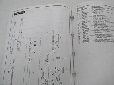 Harley Davidson Official Factory 2012 FLHXSE3 Models Parts Catalog 994