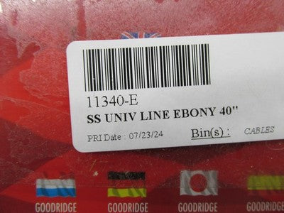 Goodridge NOS SS Universal Brake Line Black 40" 11340-E