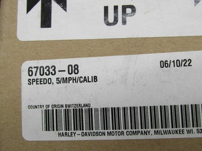 Harley Genuine OEM 08-Up Softail Dyna Road King Speedometer 107K Miles