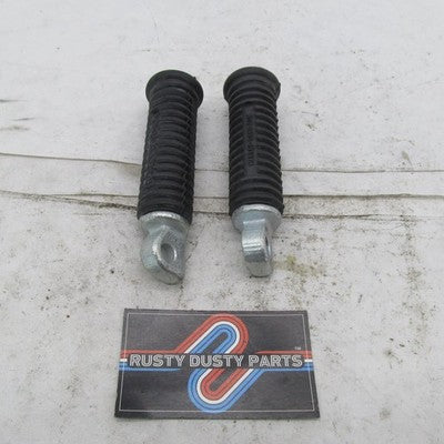 Pair of Harley Davidson OEM Ribbed Rubber Footpegs FXR FLT Dyna Softai