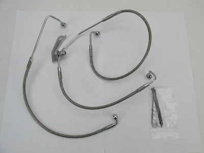 Drag Specialties Harley 2009-13 Dresser Rear NOn ABS Brake Line Kit 17