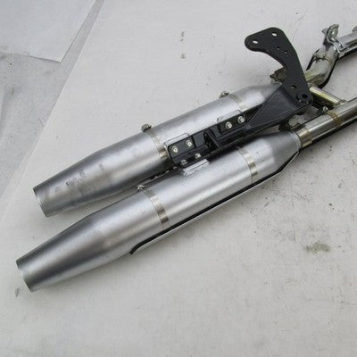 Harley OEM Complete Dual Exhaust System Headers Heat Shields Mufflers