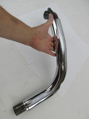 Indian Genuine NOS Chrome Sprinfield Front Exhaust Heder with Heat Shi