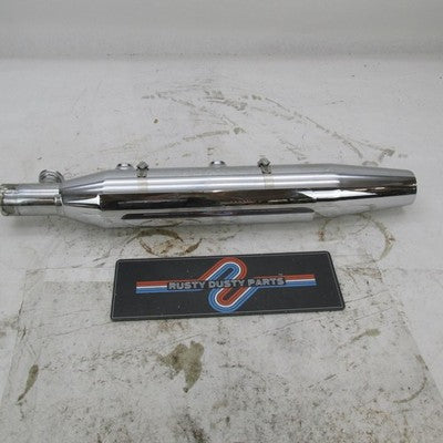 Harley Davidson OEM Softail Catalytic Muffler w/ Chrome Shield 65842-0