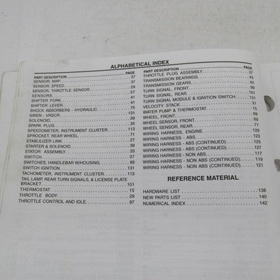 Harley-Davidson Official Factory 2008 VRSC Models Parts Catalog 9945