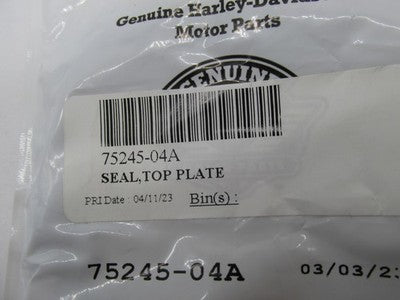 Harley Genuine OEM NOS Top Plate Seal, Fuel Pump Door  Gasket Kit 7524