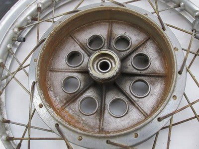 Benelli Dual Front Race Drum Wheel w/ Borrani WM2 3.5x18" Rim Record R