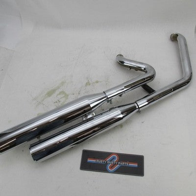Harley-Davidson OEM 18-23 Softail M8 Chrome Exhaust System 64901186 65