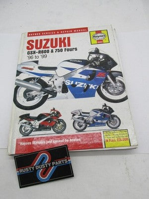 Haynes Suzuki 1996-1999 GSXR600 GSXR750 Fours Service Repair Manual Bo