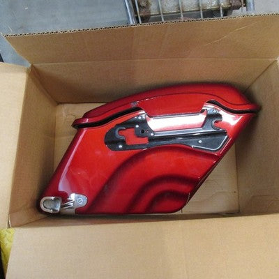 Harley Davidson OEM 12-16 FDL Dyna Switchback Left Hard Saddlebag Red