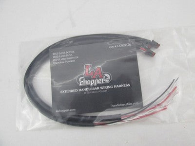 LA Choppers NOS Harley Dyna 12-15 FXDB Handlebar Cable Kit LA-8210KT2B