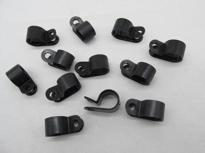 Lot of 12 Harley-Davidson Genuine NOS Black Cable Clamps 38717-91