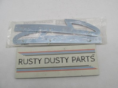 Harley Davidson Genuine NOS Gas Tank Name Plate Badge Brackets 61840-9