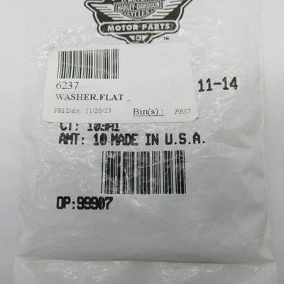 Lot of 5 Harley-Davidson OEM NOS 5/16" x 1-1/8" x 5/64" Flat Washers 6