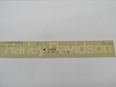Harley Davidson Genuine NOS Center AMF Logo Fuel Tank Decal 61142-76