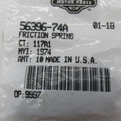 Lot of 8 Harley-Davidson OEM NOS Throttle Friction Springs 56396-74A