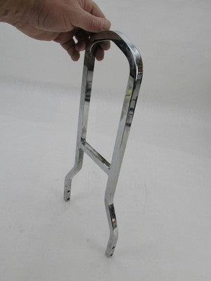 Harley-Davidson Chrome 18.5" Tall Sissy Bar Upright Bracket 8.25" Wide