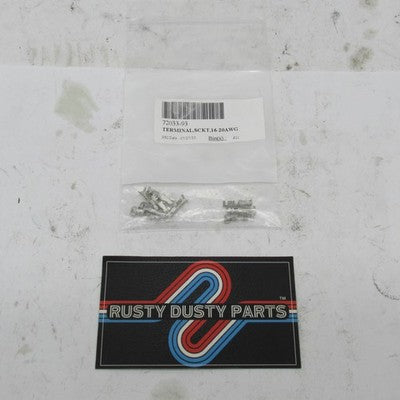 Lot of 9 Harley-Davidson OEM NOS 16-20 AWG Socket Terminal 72033-93