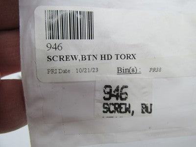 Lot of 3 Harley Davidson Genuine NOS Torx Button Head Screw 946