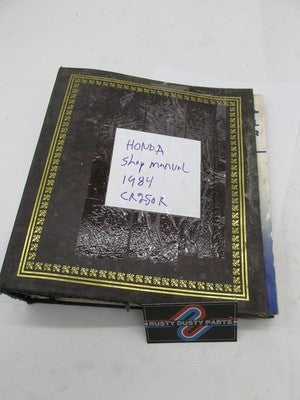 Honda Official Factory 1984 CR250R Shop Service Manual Book