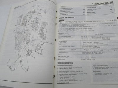 Honda Genuine Factory 1989-1990 XL600V Transalp Service Manual Book