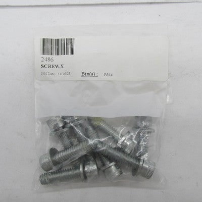 Lot of 8 Harley-Davidson OEM NOS Socket Head Sems Lock Hex Screws 2486