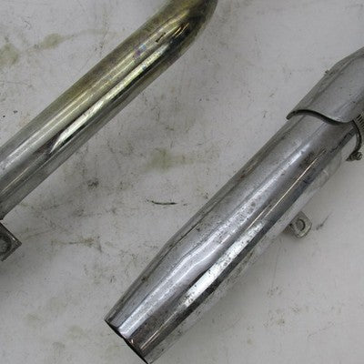 Harley Davidson OEM 95-99 Softail Chrome Exhaust Headers & Mufflers 65