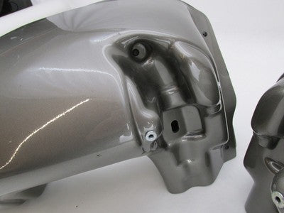 Pair of Harley-Davidson Lower Fairing Glove Box Assemblies Gray