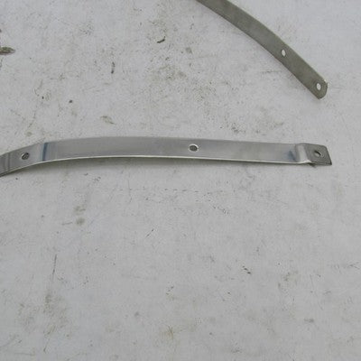 3pcs Harley Davidson OEM Outer Windshield Bracket Straps Trim w/ Brace