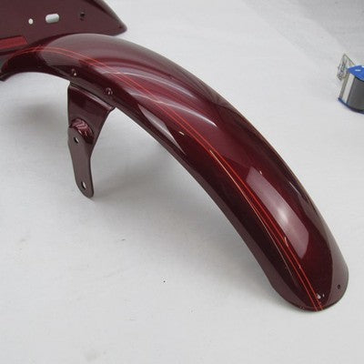 Harley 2000 Softail Deuce FXSTD Front/Rear Fender Set Luxury Rich Red