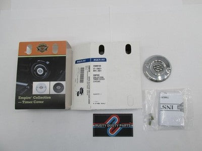 Harley-Davidson Genuine OEM NOS 17+ M8 Empire Timer Cover, Chrome 2560