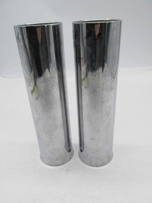 Harley Rear Shock Cover Set Chrome 1958?66 FL FLH Panhead OEM 54503-58
