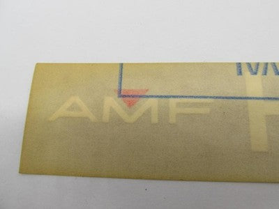 Harley Davidson Genuine NOS Center AMF Logo Fuel Tank Decal 61142-76