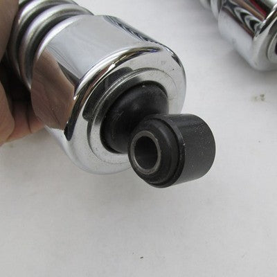 Pair of Harley OEM EUC Stock 91-17 Dyna 12" Chrome Rear Shock Absorber