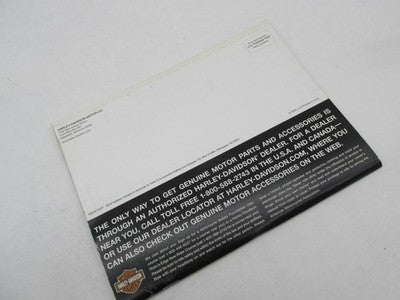 Harley Davidson 2004  Motor Parts and Accessories Spring Supplement Ca