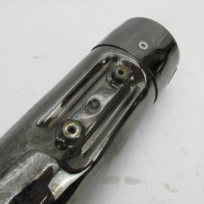 Set of Harley OEM Stock 17-24 CVO Scorched Chrome Mufflers 64901339 64